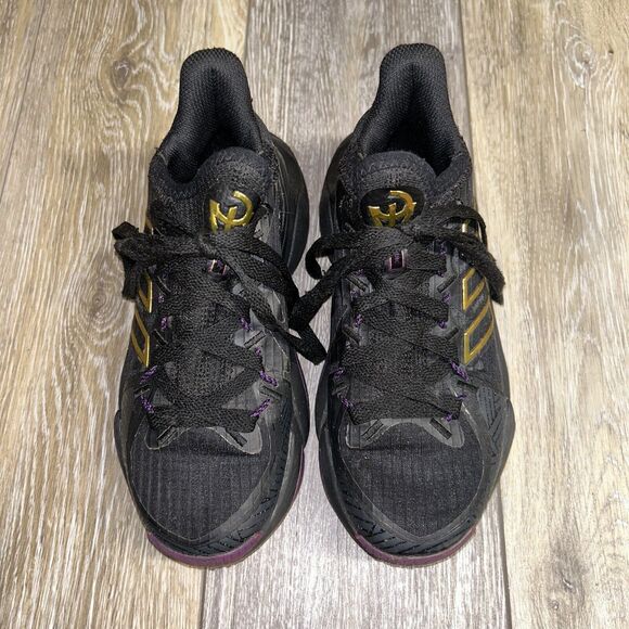 Adidas Wakanda Forever Black Panther GX4808 Basketball Sneaker Shoe Youth Size 3 - Picture 4 of 11